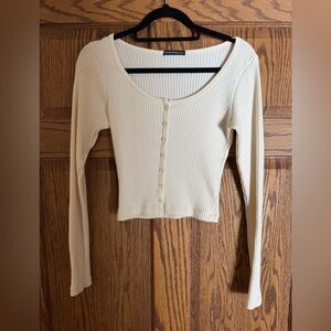 Brandy Melville cropped long sleeve